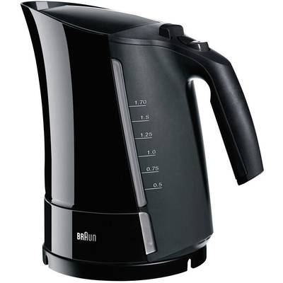 Braun WK300 Multiquick3 schwarz Wasserkocher Schwarz Fassungsvermögen: 1.6 l-0