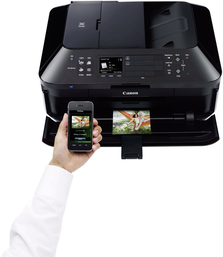 Canon PIXMA MX925 Tintenstrahl-Multifunktionsdrucker A4 Drucker, Scanner, Kopierer, Fax LAN ...