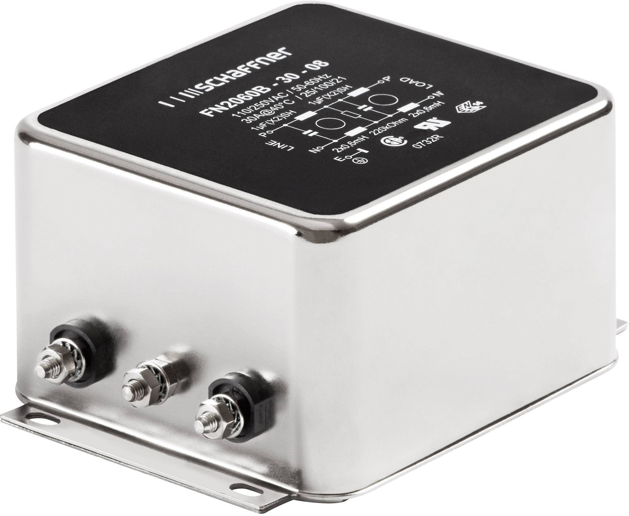 Schaffner FN 2060-3-06 FN 2060-3-06 Entstörfilter 250 V/AC 3A 2.5 mH (B x H) 71mm x 46.6mm 1St.