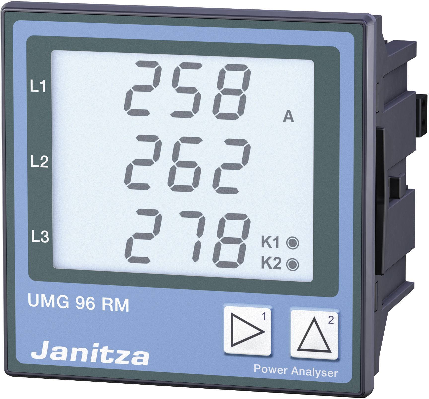 JANITZA UMG96RM Universalmessgerät UMG96RM, RS485 Modbus Messbereich: L-N: 10 - 300 V/AC; L-L: 18