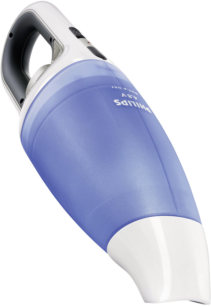 AkkuHandstaubsauger Philips FC6142/01 MiniVac 4.8 V 56 W Metall, Blau