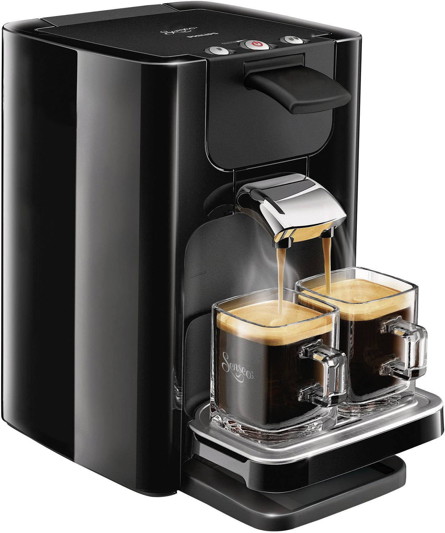 SENSEO® Quadrante, Schwarz HD7863/60 Kaffeepadmaschine Schwarz im Conrad Online Shop 399588