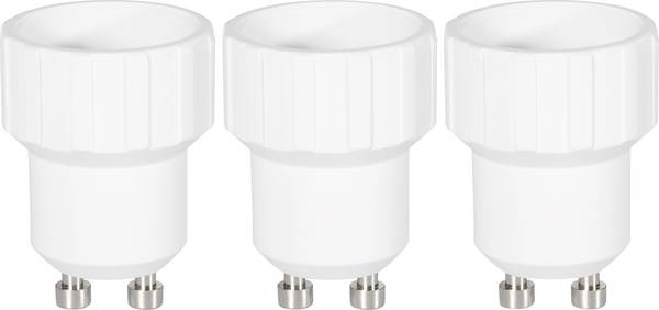 Lampenfassung-Adapter GU10 auf E14 97029c81f 3er Set Renkforce 97029c81f 230 V 75 W