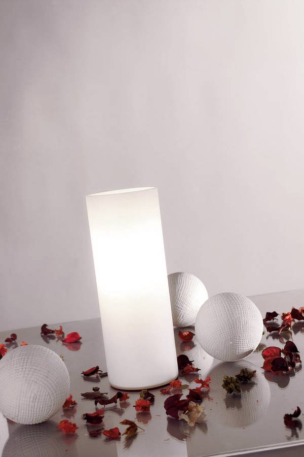 Paulmann Noora 77010 Tischlampe Halogen E14 40 W  Opal