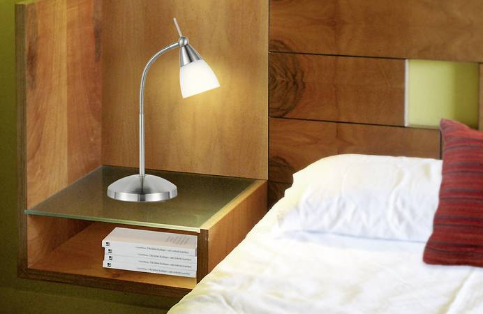 Nachttischlampe für Hotelzimmer und private Schlafräume