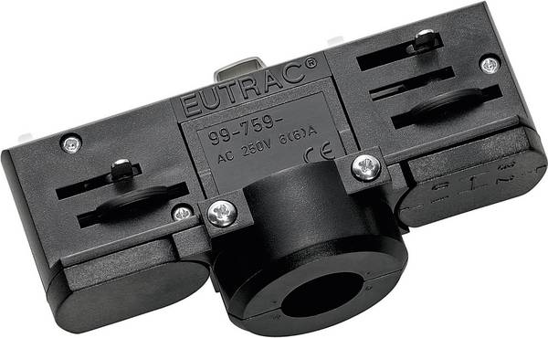 Eutrac 145990 Hochvolt-Schienensystem-Komponente  Schienenadapter  SLV Schwarz