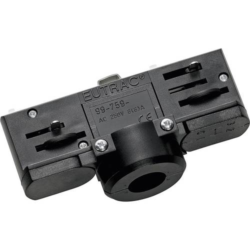 Eutrac 145990 Hochvolt-Schienensystem-Komponente Schienenadapter SLV Schwarz