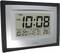 Digitale Wanduhr mit großer Anzeige, zeigt Uhrzeit '10:08 PM', Datum '10/20 WED', Countdown-Tag und Temperatur '28.6°C'.