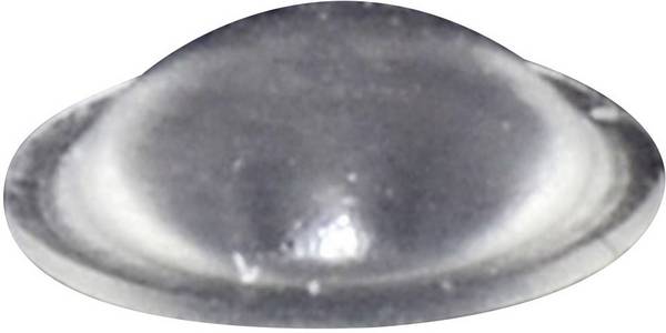 TOOLCRAFT PD2010C Gerätefuß selbstklebend, rund Transparent (Ø x H) 10 mm x 3.1 mm 1 St.