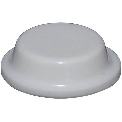 TOOLCRAFT PD2125W Gerätefuß selbstklebend, rund Weiß (Ø x H) 12.7 mm x 3.5 mm 1 St.