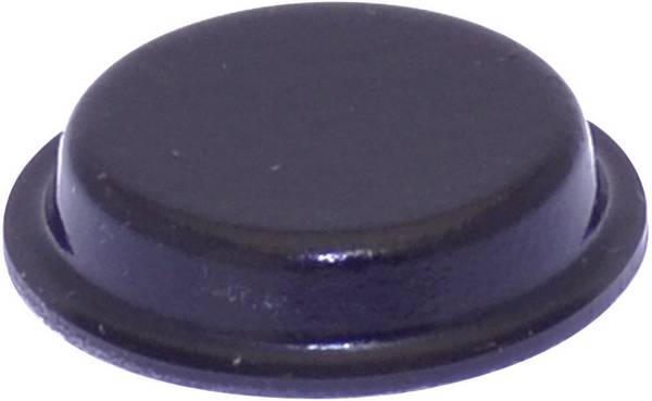 TOOLCRAFT PD2024SW Gerätefuß selbstklebend, rund Schwarz (Ø x H) 19 mm x 4 mm 1 St.