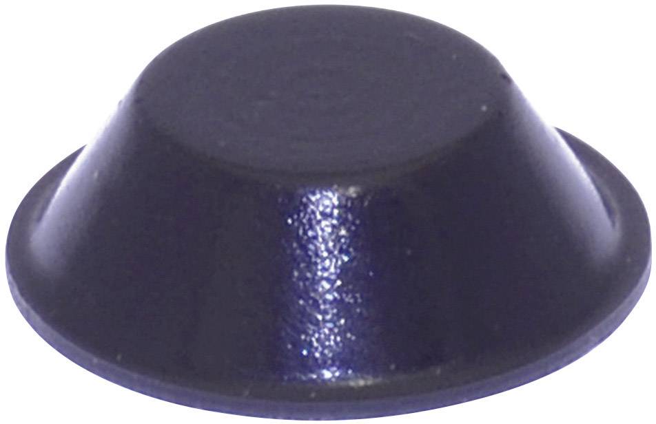 TOOLCRAFT PD2019SW Gerätefuß selbstklebend, rund Schwarz (Ø x H) 19 mm x 6 mm 1 St.
