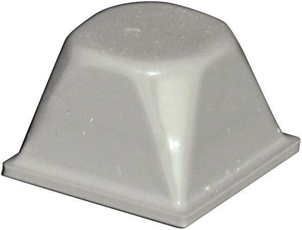 TOOLCRAFT PD3206G Gerätefuß selbstklebend, rund Grau (Ø x H) 20.5 mm x 13.2 mm 1 St.