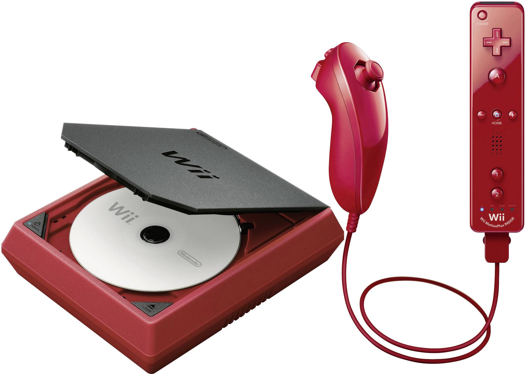Wii mini console — red from