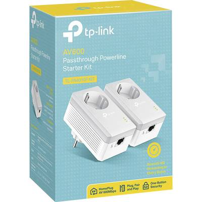 TP-LINK TL-PA4010PKIT AV500+ Powerline Kit with AC Pass Through - Powerline Adapterkit - HomePlug AV (HPAV)-5