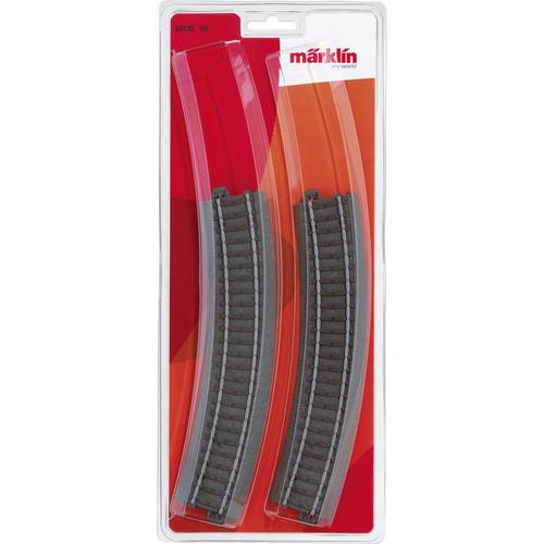 H0 Märklin C-Gleis (mit Bettung) 20130 Gebogenes Gleis 3 St.