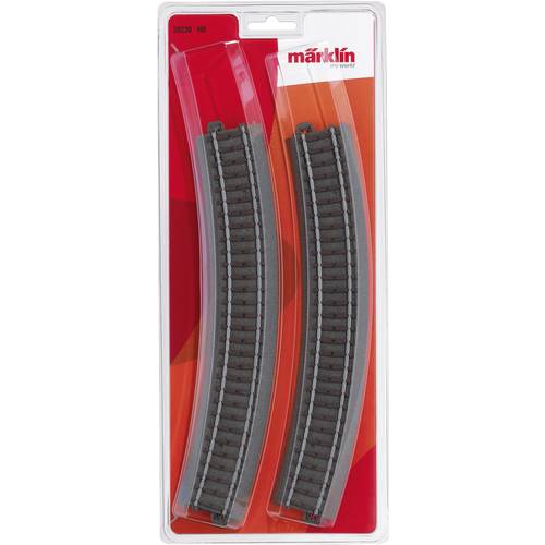 H0 Märklin C-Gleis (mit Bettung) 20230 Gebogenes Gleis 3 St.