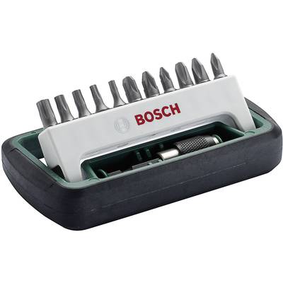 Bosch Accessories  2608255993 Bit-Set 12teilig Kreuzschlitz Phillips, Kreuzschlitz Pozidriv, Innen-Sechsrund (TX) 