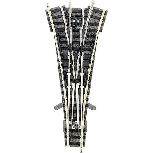 9157 N Fleischmann piccolo (mit Bettung) Dreiwegweiche 111 mm 15 ° 1 St.