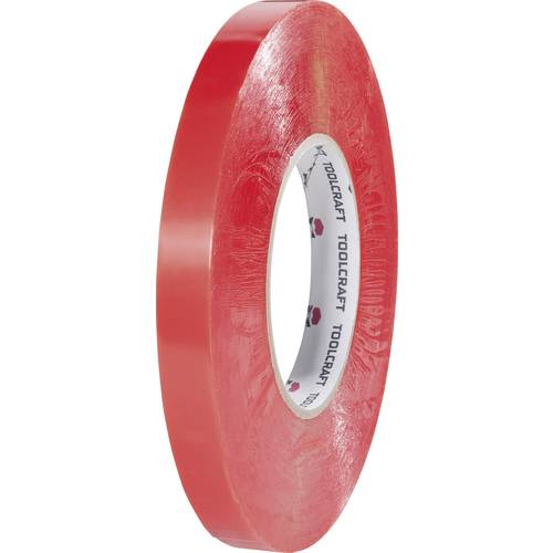 TOOLCRAFT 1397P1550C 1397P1550C Doppelseitiges Klebeband Transparent (L x B) 50 m x 15 mm 1 St.