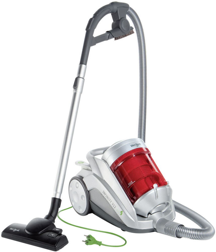 Dirt Devil Staubsauger Ohne Beutel Saugt Nicht Mehr Staubsauger ohne Beutel Dirt Devil V12 eco 1000 W Silber, Rot kaufen