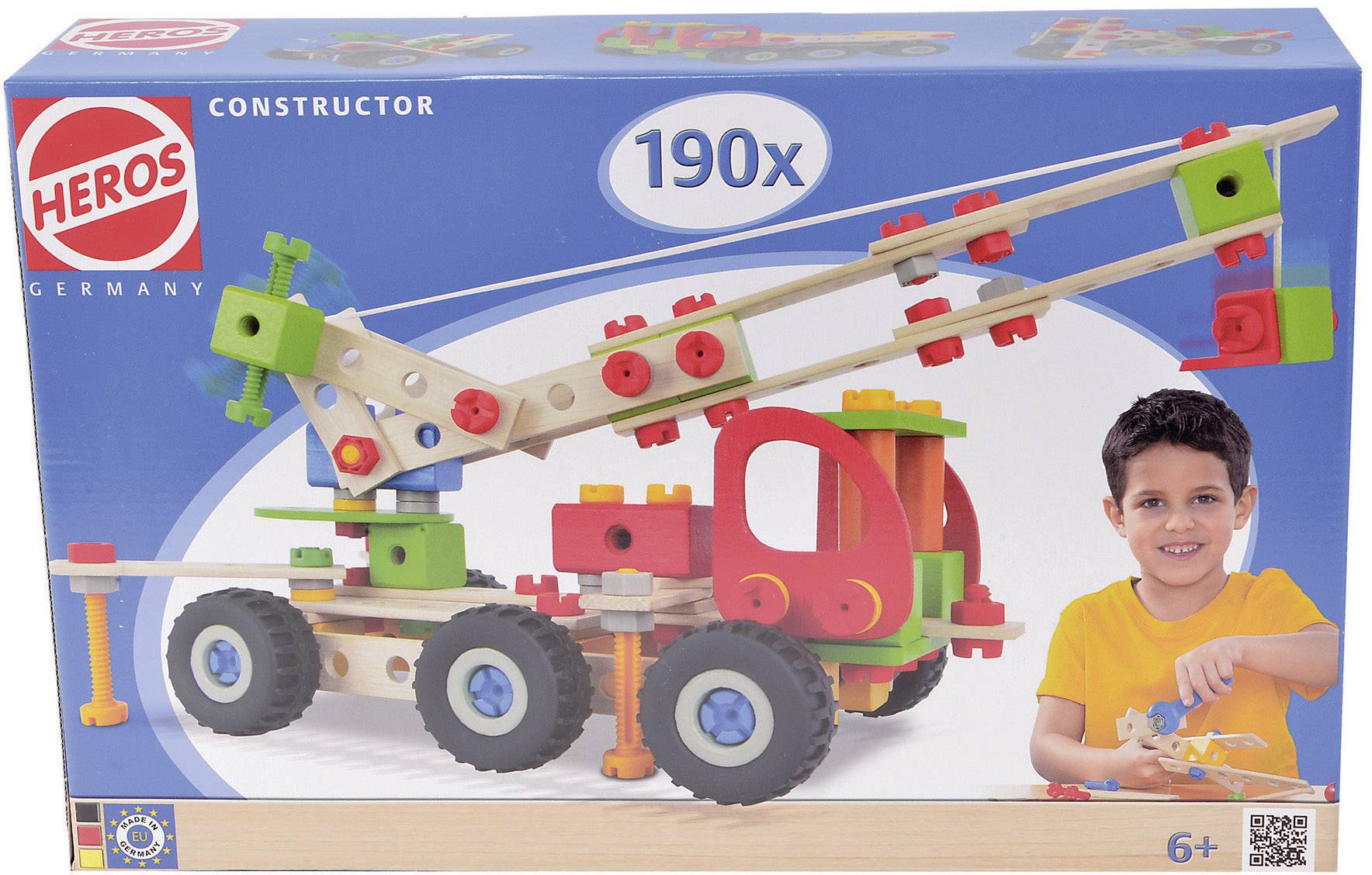 Bauteilset Constructor Anzahl Teile: 190 Anzahl Modelle: 7 Altersklasse: ab 6 Jahre