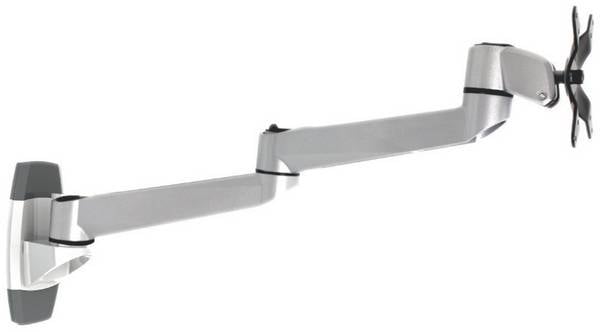 SpeaKa Professional SP-1624856 SuperSwivel Monitor-Wandhalterung 1 Display(s) 25,4 cm (10") - 76,2 cm (30") Silber-Schwarz Neigbar, Schwenkbar, Rotierbar