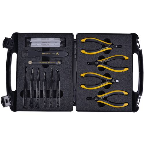 Bernstein Tools for Electronics Bernstein Werkzeugfabrik 2230 Werkzeugset ESD im Koffer 20teilig