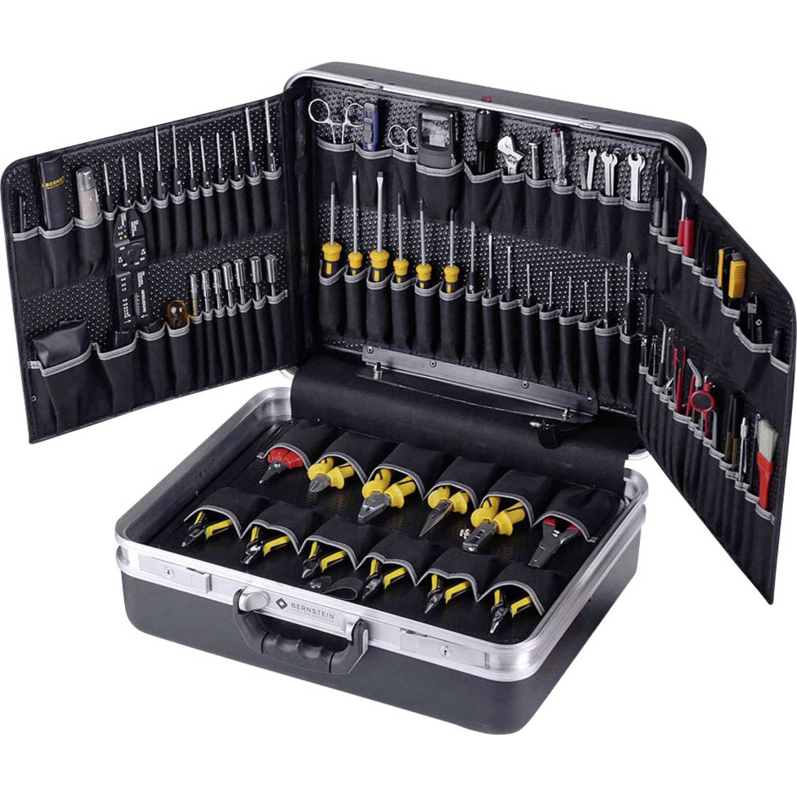 Bernstein BOSS 6500 Elektriker Werkzeugkoffer bestückt 112teilig (L x B x H) 490 x 410 x 190 mm ...