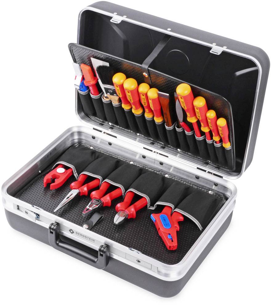 Bernstein Tools for Electronics PROTECTION 8200 VDE VDE Verktygsväska med utrustning 23 delar (L x B x H) 480 x 350 x 170 mm