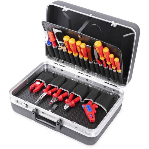 Thumbnail - Bernstein Tools for Electronics PROTECTION 8200 VDE VDE Werkzeugkoffer bestückt 23teilig (L x B x H) 480 x 350 x 170 mm