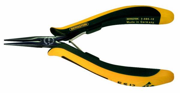 BERNSTEIN Tools for Electronics 3-685-15 ESD Spitzzange Gerade 140 mm