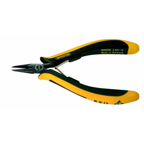 Bernstein Tools for Electronics 3-687-15 ESD Spitzzange Gerade 130 mm
