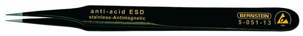 BERNSTEIN Tools for Electronics 5-051-13  SMD-Pinzette  2 SA-ESD Spitz 120 mm