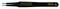 Schwarze Pinzette mit der Aufschrift 'anti-acid ESD stainless-antimagnetic', Marke Bernstein.