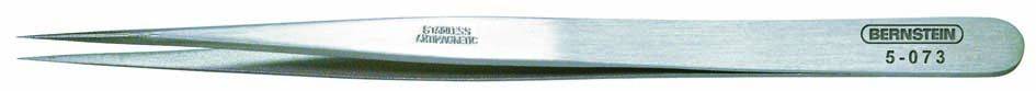 BERNSTEIN Tools for Electronics 5-073 SMD-Pinzette SS SA Super-spitz, schmal 140 mm