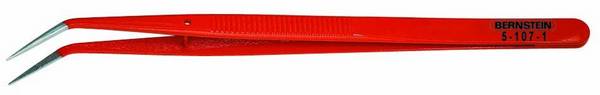 BERNSTEIN Tools for Electronics 5-107-1  Präzisionspinzette   Spitz, gebogen 150 mm