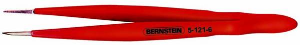 BERNSTEIN Tools for Electronics 5-121-6  Isolierte Pinzette   Spitz, fein 120 mm