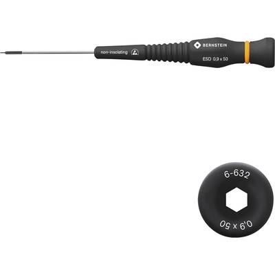 Bernstein Tools  ESD Innen-Sechskantschraubendreher Schlüsselweite (Metrisch): 0.9 mm  Klingenlänge: 50 mm