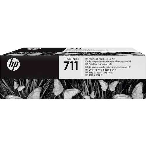 HP Druckkopf 711 Original Schwarz, Cyan, Magenta, Gelb C1Q10A