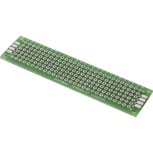 Thumbnail - TRU COMPONENTS PCB2-4060 Experimentierplatine Epoxyd (L x B) 60 mm x 40 mm 35 µm Rastermaß 2.54 mm Inhalt 1 St.