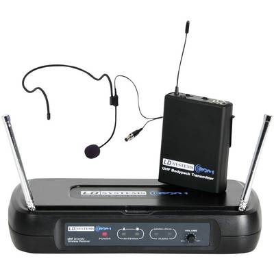 LD Systems ECO 2 Headset Funkmikrofon-Set Übertragungsart (Details):Funk 