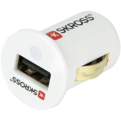 Skross Zigarettenanzünder-Adapter Midget USB Car Charger 2,1 A  Belastbarkeit Strom max.=2.1 A Passend für (Details) Zig