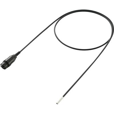 Ein digitaler Temperatursensor mit langem Kabel und rundem Stecker, geeignet für genaue Temperaturmessungen in verschiedenen Szenarien.
