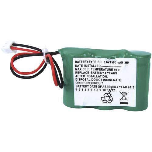 Beltrona ELRD3SC1500 Notleuchten-Akku Stecker 3.6 V 1500 mAh