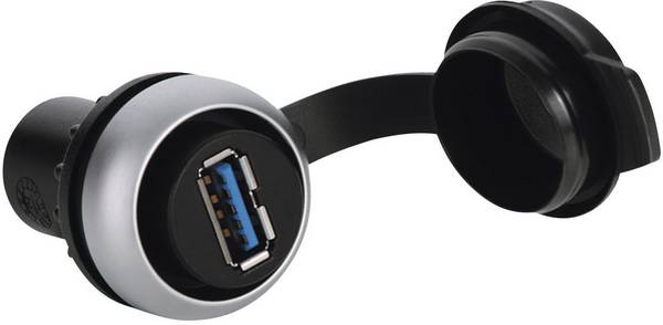USB 3.0 Einbaudose Buchse, Einbau 490112  490112 Lütze Inhalt: 1 St.