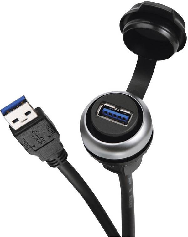 USB 3.0 Einbaudose Buchse, Einbau 490113.0030 490113.0030 Lütze Inhalt: 1 St.