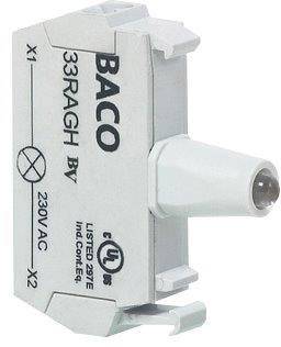 BACO LED-Element Grün 12 V/DC, 24 V/DC BACO 33RAGL 1 St.