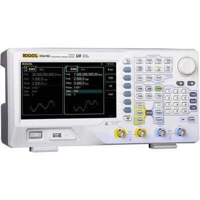 Rigol DG4102 Funktionsgenerator netzbetrieben kalibriert (ISO) 0.000001 Hz - 100 MHz 2-Kanal Sinus, Rechteck, Puls, Raus