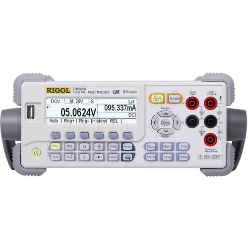 Rigol DM3058E Tisch-Multimeter kalibriert (DAkkS-akkreditiertes Labor) digital CAT II 300 V Anzeige (Counts): 200000